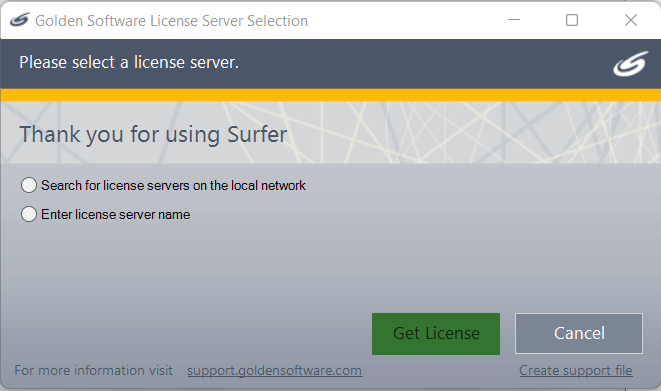 License Server Selection